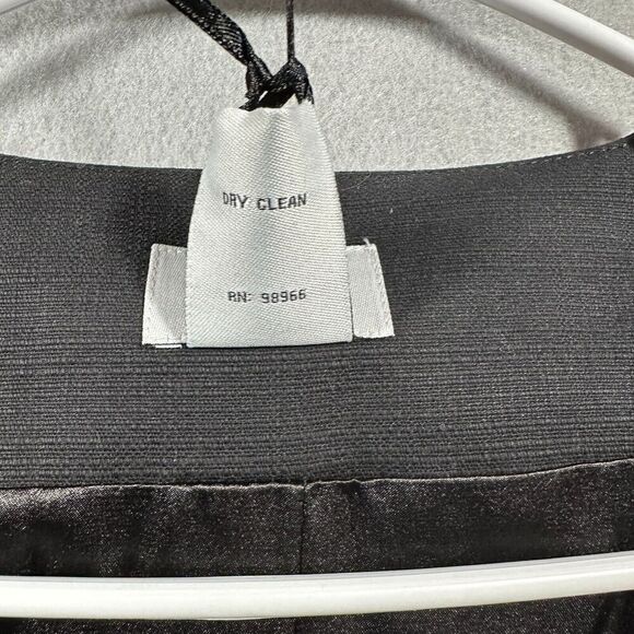 Monroe and Main Jacket Womens 18W Black White Asymmetric Button V Neck - Picture 4 of 8
